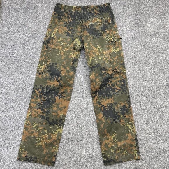 Vintage German Army Pants Mens 30x30 DEU Scharrer Camo 8415-12-361-8597 - Picture 3 of 12